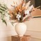 Fall Dried Flower Bouquet – Boho Fall Decor with Pampas Grass, Cotton, and Orange Bunny Tails – Autumn Floral Arrangement for Home, Mantel, or Vase – Fall Decorations for Home Indoor & Porch